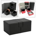 thumbnail image 3 of Caja de cubierta súper sólida, 200 más cajones fáciles de abrir, caja de cubierta grande resistente de gran capacidad, para tarjetas de béisbol almacenamiento de tarjetas de hockey Negro CUTICAT caso de juego, 3 of 8