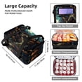 thumbnail image 3 of Cemetery Double Layered Insulated Lunch Bag with Large Capacity and Dual Compartments, Refrigerated Meal Bag for Hand Carry 7.1x11.4x16.1 Inches, 3 of 6