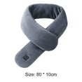 thumbnail image 3 of Electric Heated Scarf USB Intelligent Neck Warmer for Cycling Camping (Grey), 3 of 4