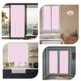 thumbnail image 6 of Solid Color Window Privacy Film Pink Decorative Glass Window Film UV Blocking Static Cling Non-Adhesive Sticker Covering for Home Door 17.7 x 78.7 inches, 6 of 8
