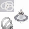 thumbnail image 4 of 4 Pack Blender Gasket Ring Replacement Rubber Seal O-Ring Parts for Black & Decker Hamilton Beach Cuisinart Osterizer Oster Mixer Blenders Blade Repair, 4 of 5