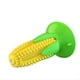 thumbnail image 1 of Juguetes para Masticar para la Dentición Cachorros, Juguetes Resistentes con Forma Palito Maíz para Entrenar y Limpiar los Dientes, Cepillo Dientes con Ventosa y Chirrido, 1 of 5