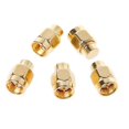 thumbnail image 1 of Conector macho SMA de cargas con terminación combinada chapada en oro, coaxial RF de 50 ohmios, 5 unidades, 1 of 5