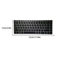 thumbnail image 3 of Silver Frame Laptop Mute Keyboard Sensitive Replace Parts Toetsenbord Slide Dust-proof Keypad Plug Plug and Play Replacement for HP Elitebook 840 G5 US, 3 of 8