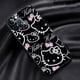 thumbnail image 3 of Funda de teléfono para iPhone 14 Plus, 13, 12 Mini, 11 Pro Max, XS, XR, X, 8, 7 Plus, 14Pro, funda de silicona negra, bonita y fresca, Hello Kitty Cat, 3 of 5