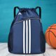 thumbnail image 1 of Mochila con cordón Oxford de alta capacidad para deportes al aire libre (azul oscuro), 1 of 7