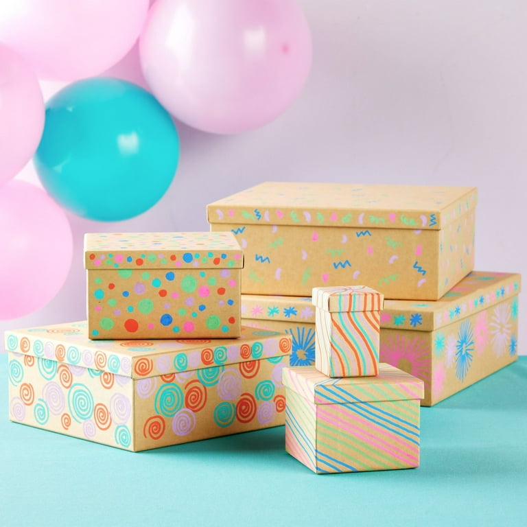 American Greetings Medium Gift Boxes with Lids (3-Count) - Walmart.com