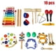 thumbnail image 4 of 19 Unids/set De Instrumentos Musicales, Juguetes Para Niños, Instrumentos De Percusión De Madera Educativos Musicales Con Bolsa De Almacenamiento ANGGREK Otros, 4 of 4