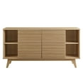thumbnail image 3 of Render 63" Sideboard Buffet Table or TV Stand Oak, 3 of 7