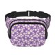 thumbnail image 1 of Balery Daisies Flowers Mochila Cinturón para Mujeres y Hombres, Bolsa de Cintura Impermeable de Doble Capa con Correa, 1 of 6