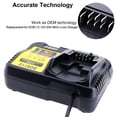 thumbnail image 3 of Cargador de batería Biswaye DCB112 de 20 V como máximo compatible, 3 of 9