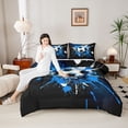 thumbnail image 4 of Castle Fairy Children Soccer Twin Comforter Sets,Ball Game Bedding Set,Sport Bedding Set, 4 of 8