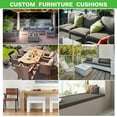 thumbnail image 4 of ColourTree 4 Inch Thic Custom Size Bench Cushion for Indoor/Outdoor Patio Furniture/Chair/Window Seat, Premium 70D High-Resilience Foam (Custom Sizes/Colors/Thickness/Samples Available), 4 of 21