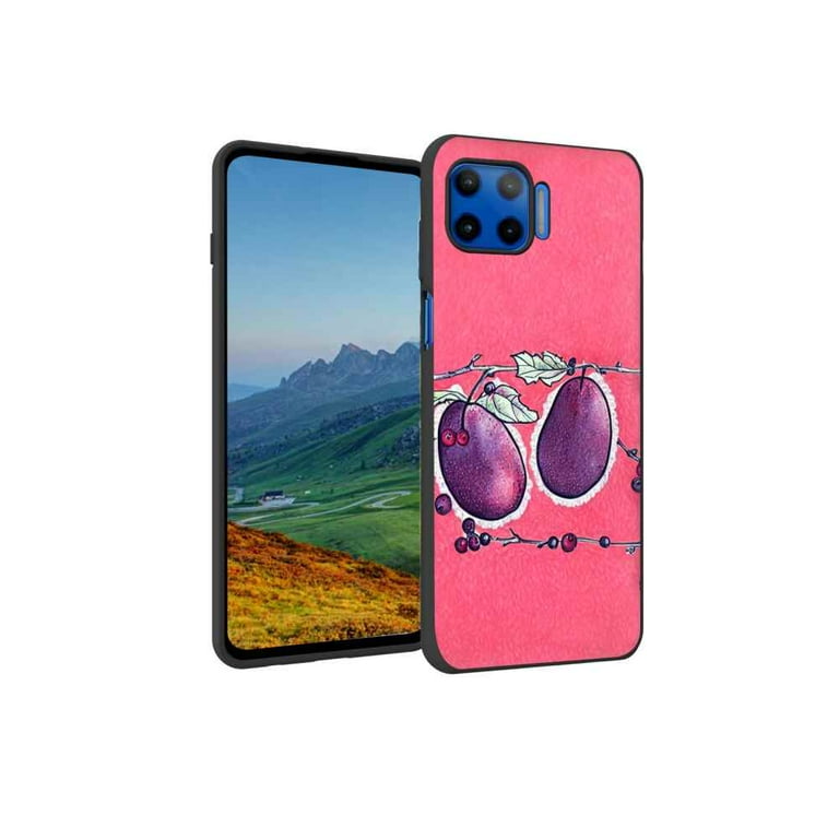 Compatible with Moto One 5G UW Phone Case plum berries 369 Case