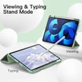 thumbnail image 7 of JETech Case for iPad Air 11-Inch M3/M2 (2025/2024), iPad Air 5/4 (2022/2020 5th/4th Generation 10.9-Inch) with Pencil Holder, Slim Tablet Cover with Soft TPU Back, Auto Wake/Sleep (Green), 7 of 7