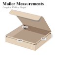 thumbnail image 4 of Partners Brand PML883K 8"L x 8"W x 3"H, Kraft (Lot de 50), 4 of 4
