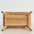 thumbnail image 3 of Solid Oak Coat Rack Freestanding,Natural Wood Entryway Bench with Coat Hooks & Shoe Shelf - Modern 5-Hook Hall Tree for Small Spaces, 2-in-1 Shoe Storage Bench, Quick Assembly, 3 of 12