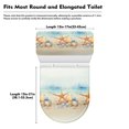 thumbnail image 6 of SEANATIVE Starfish Toilet Lid Covers for Bathroom Set Toilet Lid Dust Cover & Toilet Tank Lid Cover Protect Your Hand from Splash Replacement Toilet Protector, 2PCS Toilet Lid & Tank Covers, 6 of 7