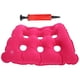 thumbnail image 1 of Cojín inflable antiescaras para silla para pacientes mayores postrados en cama con bomba rosa rojo, 1 of 15