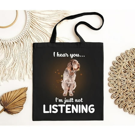 vintage Spinone Italiano Dog I Hear You Tote Bag Made in the USA S to -TH22051