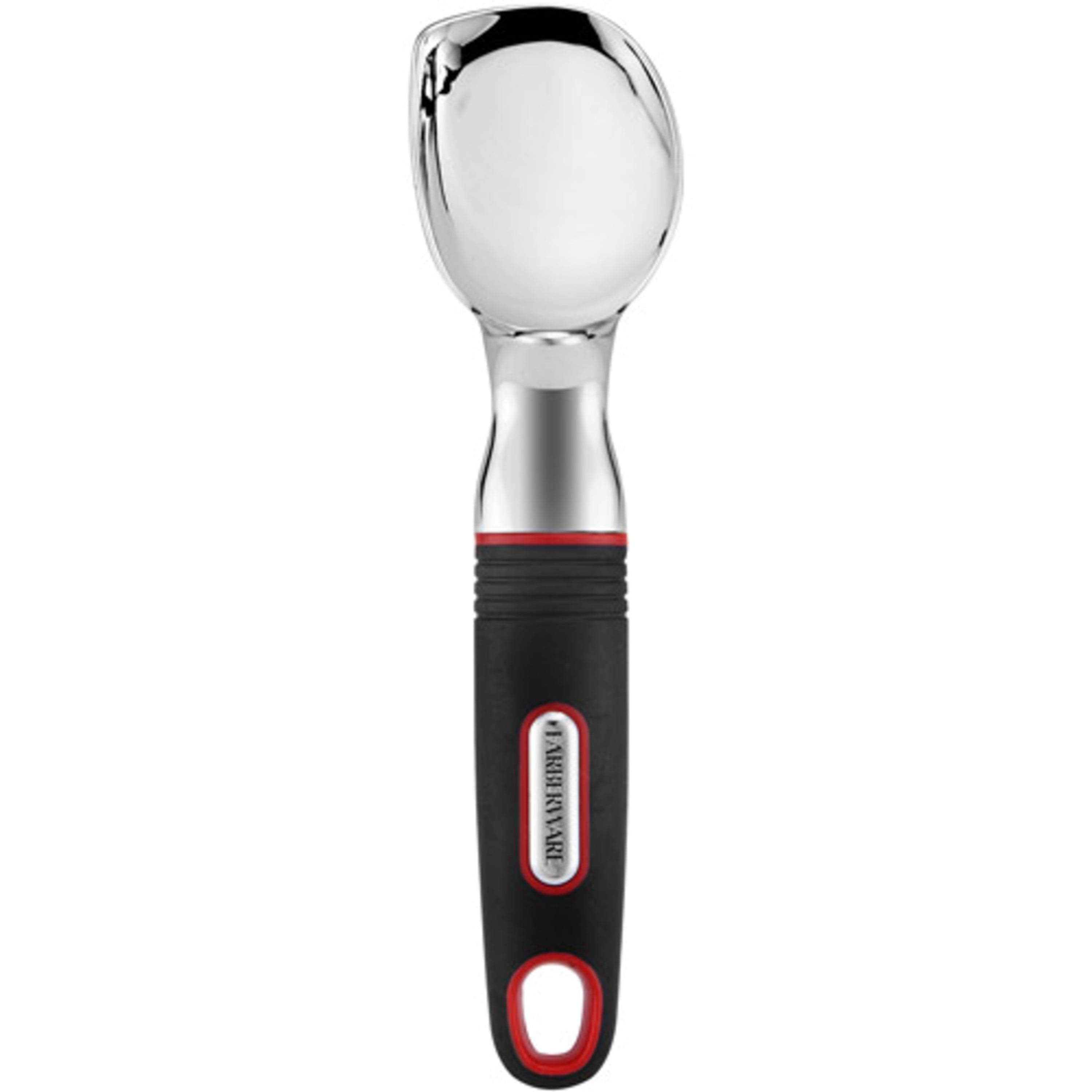 Farberware Soft Grips Red and Black Ice Cream Scoop