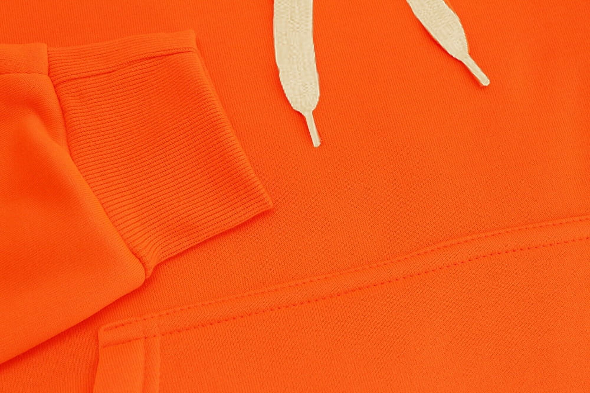 Men's Neon High Visibility Sweater Pullover & Zipper Hoodie