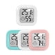 thumbnail image 1 of 4 piezas Thermomtre Hygromtre Numrique (2 Blancs + Rouges + Bleus), Mini Lcd Thermomtre Hygromtre Intrieur, Termómetro digital portátil Maison Pour, 1 of 5