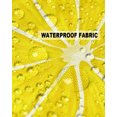 thumbnail image 5 of Pack of 2 Outdoor Pillow Covers, Summer Big Lemon Fruit Yellow Waterproof Square Throw Pillowcase Cushion Decorative Pillow Covers for Couch Patio Tent, 24x24 in, 5 of 6