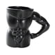 thumbnail image 1 of Taza de cerámica para café, ligera y novedosa, para bebidas frías o calientes. Negro, 1 of 9
