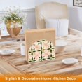 thumbnail image 6 of Yayeee Napkin Holder for Table Set of 2 Kitchen Paper Tissue Organization, Retro Black Stars, 6 of 8