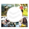 thumbnail image 5 of 1 par de fundas para brazos largos, transpirables, para ciclismo, para verano (XXL blanco), 5 of 5