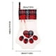 thumbnail image 3 of Artículos de Decoración Navideña Huellas de Perro Calcetín Navideño Huesos Colgantes Bolsas de Regalo Navideñas Miau Huellas Productos Navideños Regalos, 3 of 7