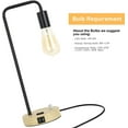 thumbnail image 7 of Industrial Table Lamp with Dual USB Port and AC Outlet, Vintage Ideal Desk Lamp, 7 of 7