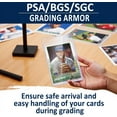 thumbnail image 2 of xianyou-Semi Rigid Card Holder for Trading Cards, Penny Card Sleeves with 1/2" Lip Baseball Card Protector for PSA, SGC, BGS, CSG Graded Cards Submissions, Fit for Baseball, Trading, Sports Cards(50c, 2 of 4