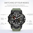 thumbnail image 4 of SMAEL 1545 Fashionable Sport Men Wrist Watch Multifunctional Quartz Digital Electronic Watch with 50M Waterproof/Luminous/Alarm/Stopwatch/Week/Date, 4 of 5