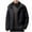 Black, variant on BLTIBY Mens Punching Jacket Hooded with Detachable Winter Fall Solid Color Waterproof Fleece Zip Up Warm Coat Windbreaker Outwear with Pockets 2024 Black XL
