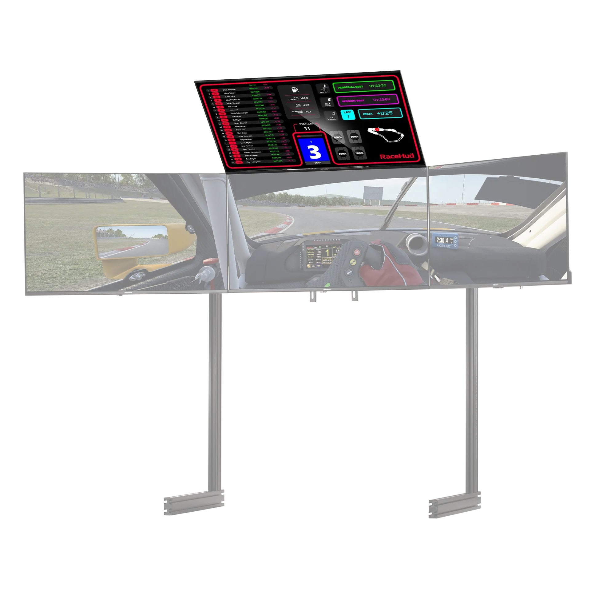 NEXT LEVEL RACING テレビスタンド ブラック NEXT LEVEL RACING テレビスタンド ブラック Next Level Racing Elite