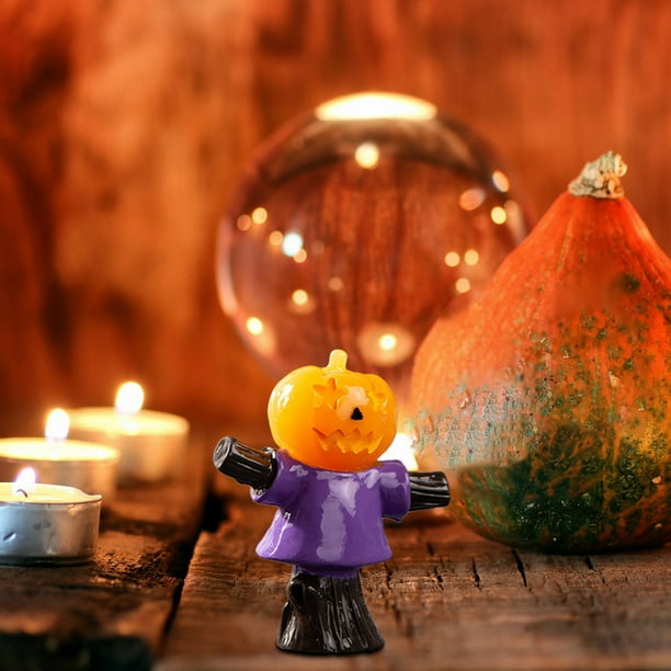 Puntoco Figuras de Halloween Decoraciones de Halloween en miniatura Estatuas de Halloween Suministros para fiestas