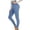 180#Light Blue, variant on Women's Yoga Pants High Waisted Sherpa Lined Athletic Pants Soft Workout Pants Solid