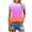 Multicolor, variant on Women's Tops Crew Neck Pleated Cap Sleeve Tie Dye Tunic Shirts Summer Casual Loose Comfortable Tee (XL, Multicolor 7)