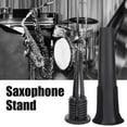 thumbnail image 2 of Sax Stand, Detachable Folding Sax Tripod Stand Holder Compatible With Soprano Saxophone Instrument Accessory, 2 of 8