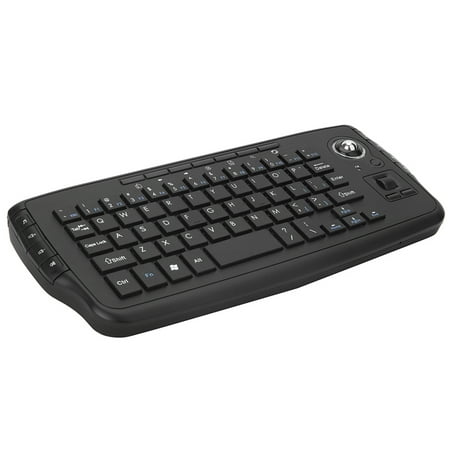 E30 2.4GHz Wireless Keyboard with Trackball Mouse Scroll Wheel Remote Control for Android Smart TV PC Notebook