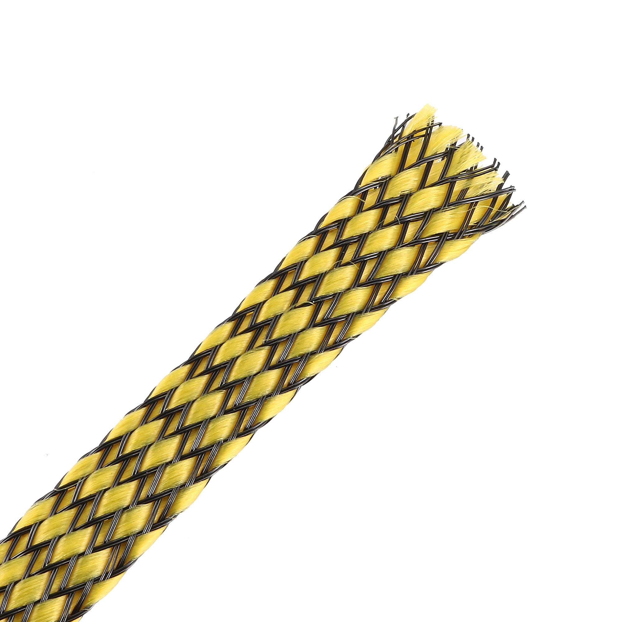 3ft 3/8 inch PET Expandable Braided Sleeving 2PCS Braided Cable