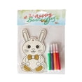 thumbnail image 1 of asddcavvf Easter DIY Wooden Drawing Board Kids Painting Coloring Craft Decoration Easter Rabbit, 1 of 4