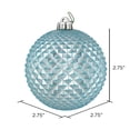 thumbnail image 3 of Vickerman N188432D Boule de Durian Pailletée Bleu Bébé 2,75 Po. 12 par Sac, 3 of 3