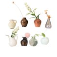 thumbnail image 1 of Cerámica Mensajes Creativos Ceramics Vase Nevera Magnet 8pcs Mini Diy 3D Jarrón (F), 1 of 8