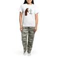 thumbnail image 4 of CafePress - Id Rather Be Riding! Horse Women's Light Pajamas - Women's Short Sleeve Print T-Shirt and Pants Light Cotton Pajama Set, 4 of 7