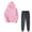 Pink, variant on Tracksuit For Women 2 Pieces Set Fall Winter Outfits Sports Tracksuits Long Sleeve Pullover Hoodies Pants Suit Jogging Suit,Burgundy