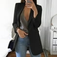 thumbnail image 5 of Skymirror Blazer Lapel All-match Open Front Stylish Women Suit for Daily Life, 5 of 8