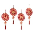 thumbnail image 4 of 4 piezas de decoración de año Nuevo Chino Colgante BLESIY decoración del hogar Oriental Feliz año Nuevo personajes de la dormitorio Colgante de año nuevo, 4 of 8